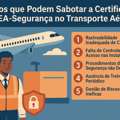 5 Erros que Podem Sabotar a Certificação OEA-Segurança no Transporte Aéreo