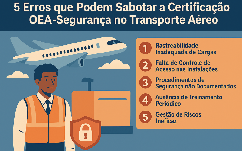 5 Erros que Podem Sabotar a Certificação OEA-Segurança no Transporte Aéreo