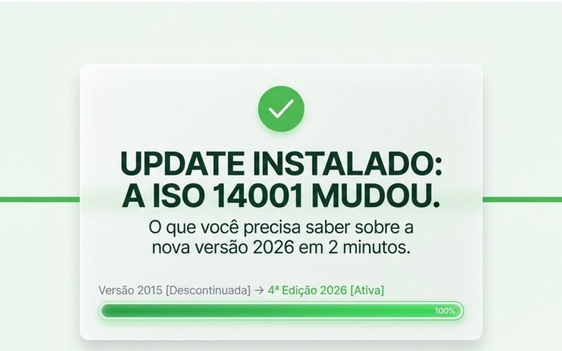  ISO 14001:2015 vs. ISO 14001:2026 — A Evolução da Gestão Ambiental